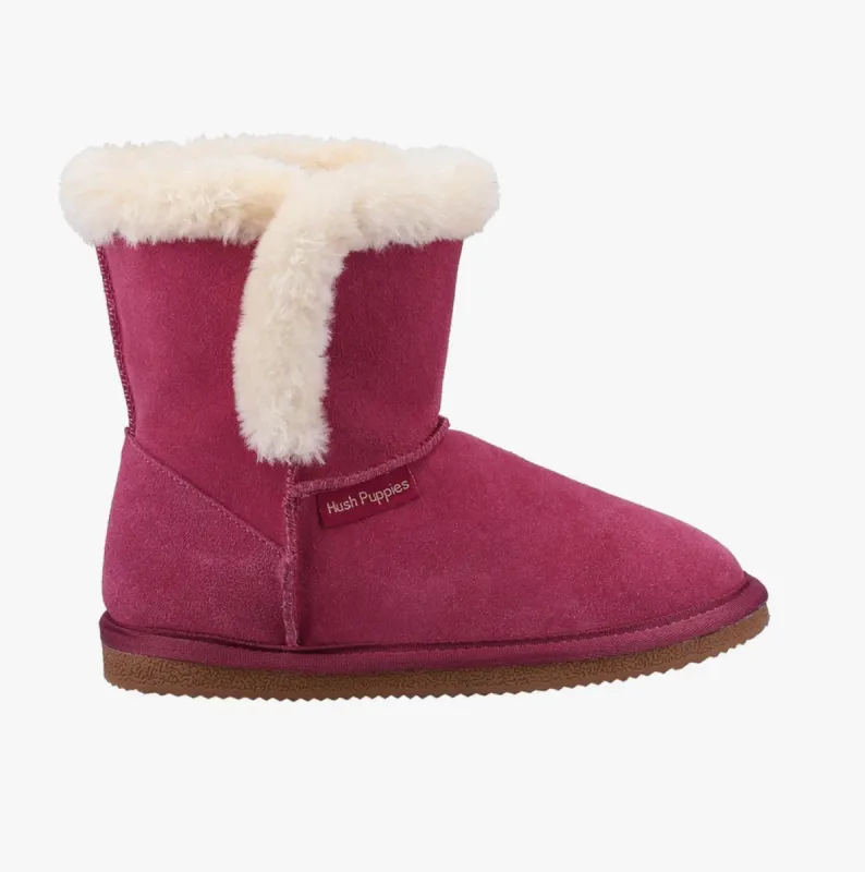 Hush Puppies ASHLYNN SLIPPER Girls Slippers Rose sold by Shuperb