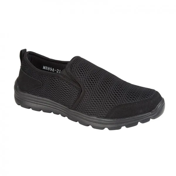 DEK Low Top Twin Gusset Slip-On Trainer sold by Shuperb