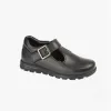 Roamers G716A Girls T-Bar School Shoes Black sold by Shuperb