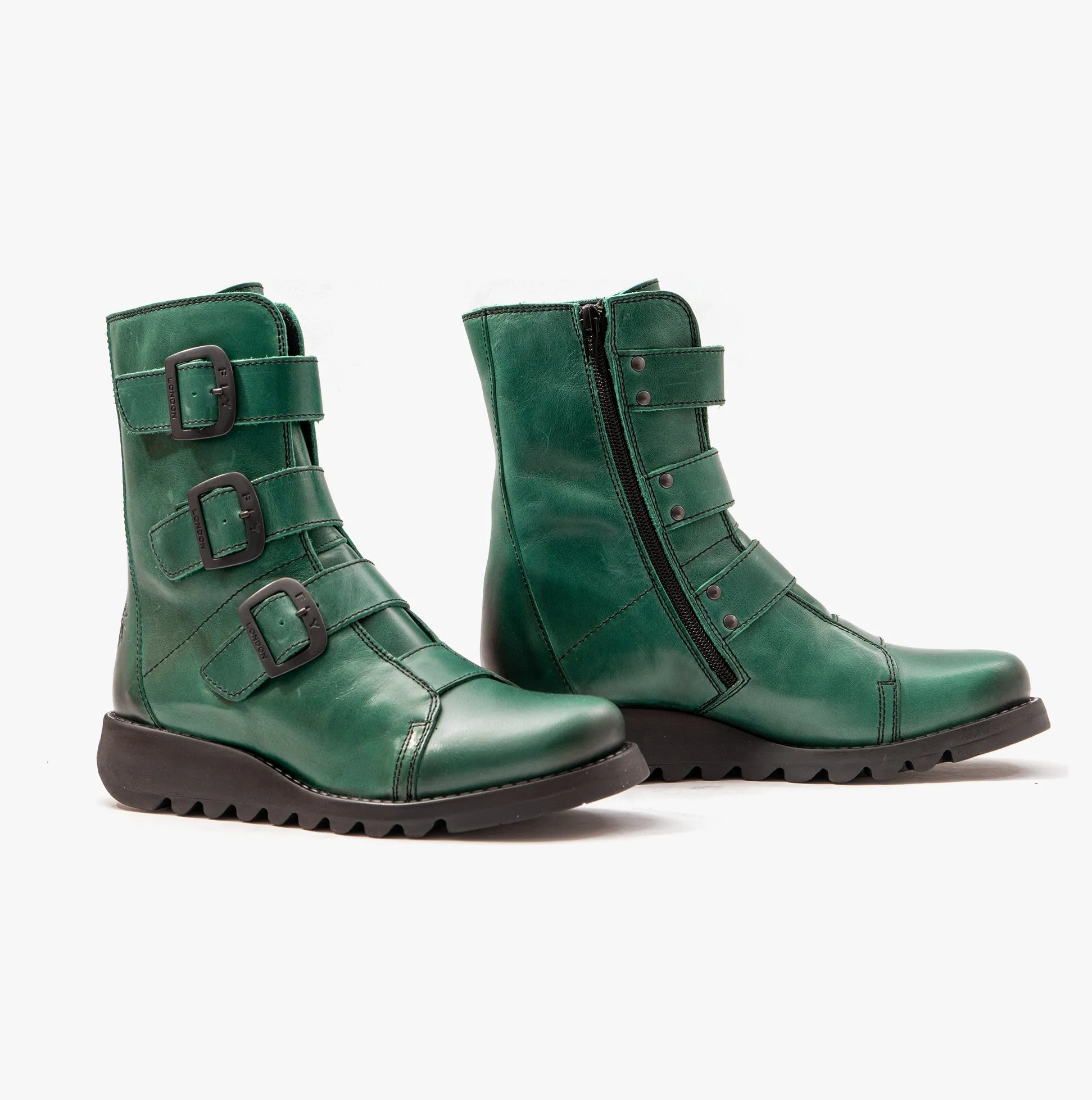 SCOP110FLY Womens Ankle Boots Shamrock Green sold by Shuperb product image thumbnail 2