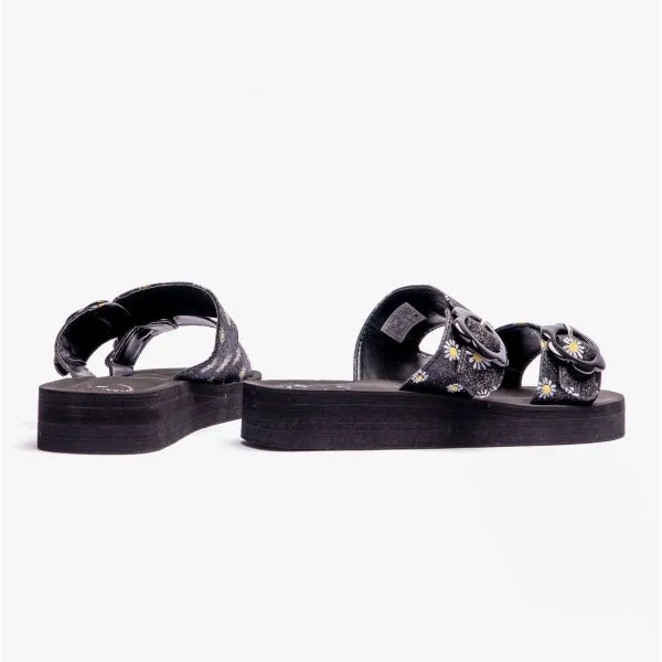 WILD Ladies Platform Sandals Black sold by Shuperb product image thumbnail 3