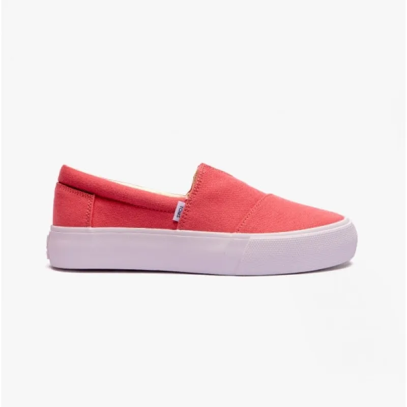 TOMS FENIX PLATFORM Womens Slip-On Trainers Pink sold by Shuperb