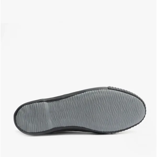 R6300SR Mens Canvas Lace Up Shoes Black sold by Shuperb product image thumbnail 3