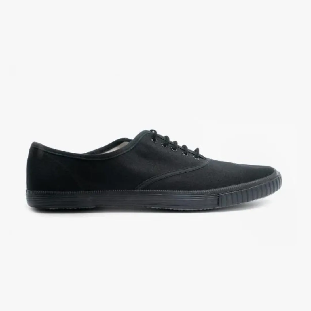 R6300SR Mens Canvas Lace Up Shoes Black sold by Shuperb
