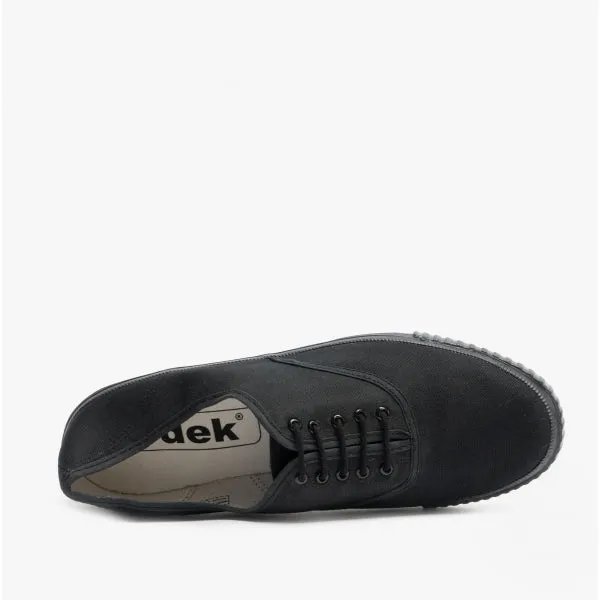 R6300SR Mens Canvas Lace Up Shoes Black sold by Shuperb product image thumbnail 4