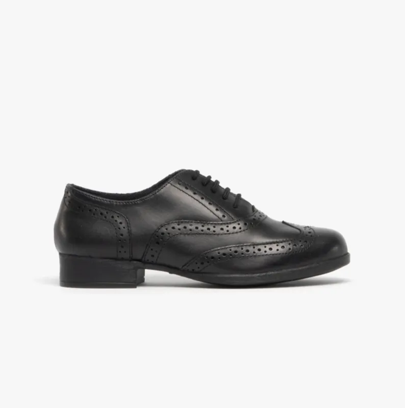 Hush Puppies KADA Girls School Shoes Black (Leather) sold by Shuperb