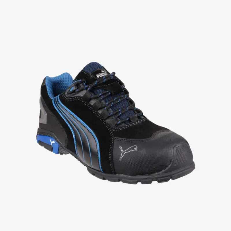 RIO LOW Mens Leather Safety Trainers Black sold by Shuperb