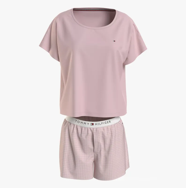 Tommy Hilfiger JERSEY PJ SET Womens Multicoloured sold by Shuperb
