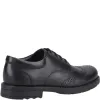 Hush Puppies BRIAN SENIOR Boys Shoes Black sold by Shuperb