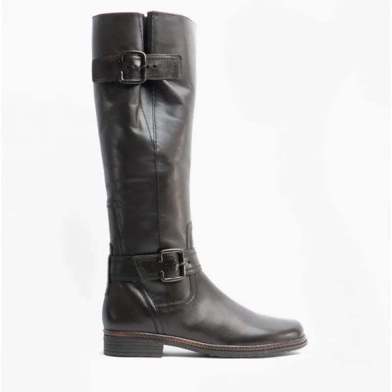 NEVADA Ladies Leather Tall Boots Espresso sold by Shuperb