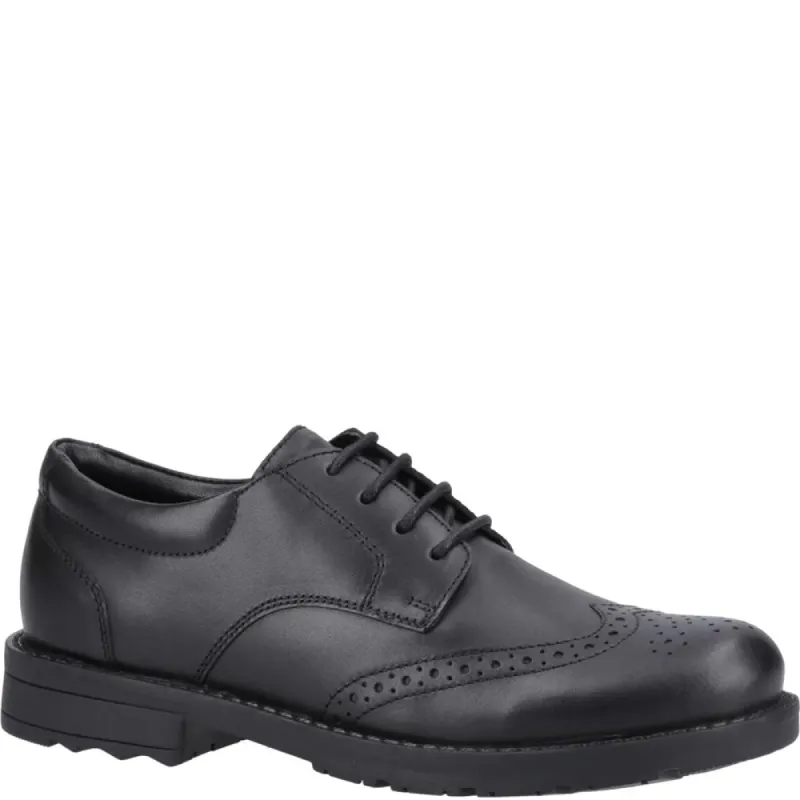 Hush Puppies BRIAN SENIOR Boys Shoes Black sold by Shuperb