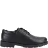 Hush Puppies BRIAN SENIOR Boys Shoes Black sold by Shuperb