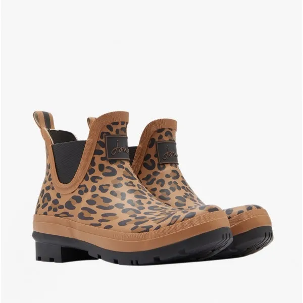 WELLIBOB Ladies Rubber Short Wellies Tan Leopard sold by Shuperb product image thumbnail 3