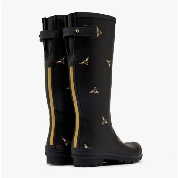 WELLY PRINT Ladies Rubber Wellies Black Metallic Bees sold by Shuperb product image thumbnail 5