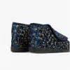 Zedzzz GERALDINE Womens Boot Slippers Navy sold by Shuperb