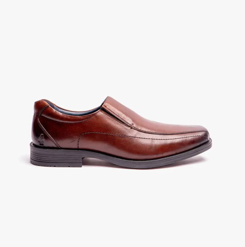 Hush Puppies BRODY Mens Slip-On Shoes Chocolate sold by Shuperb