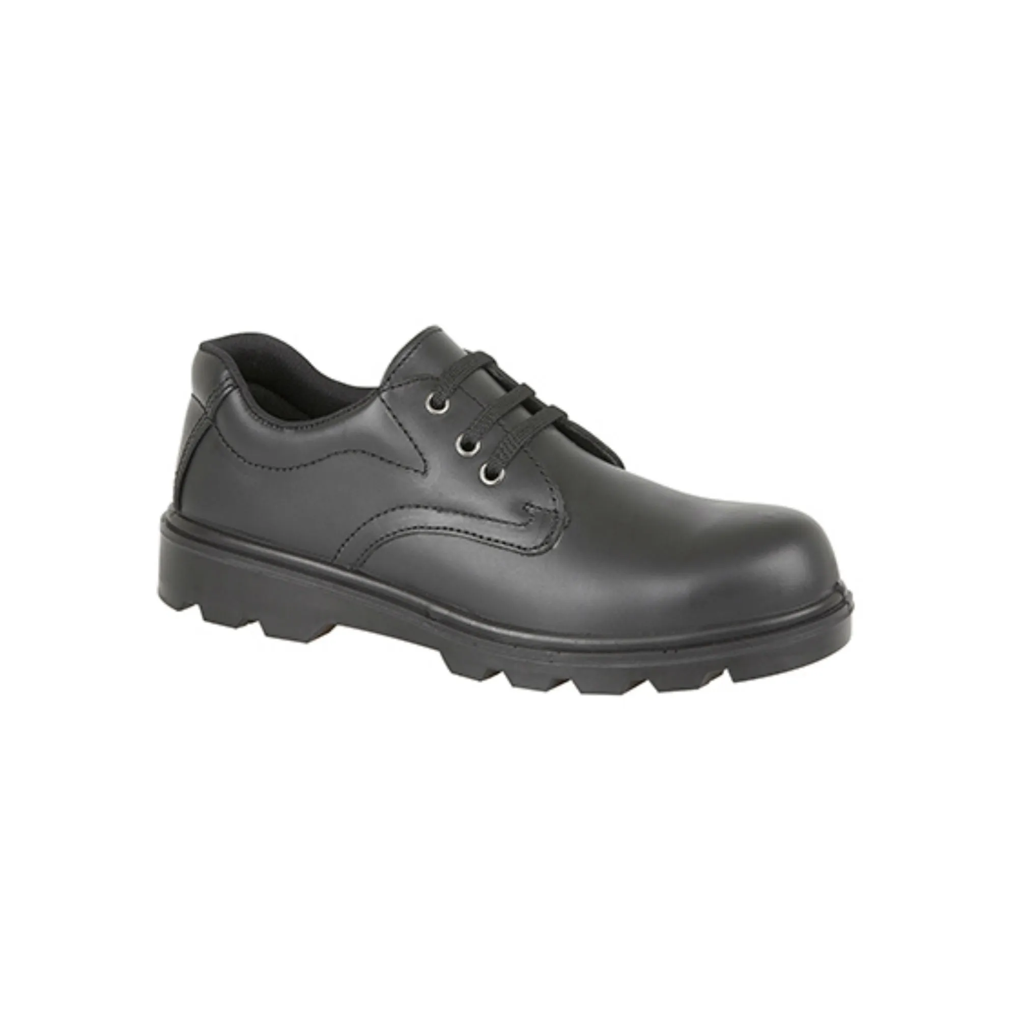 Grafters M361A Unisex Leather Safety Shoes Black sold by Shuperb