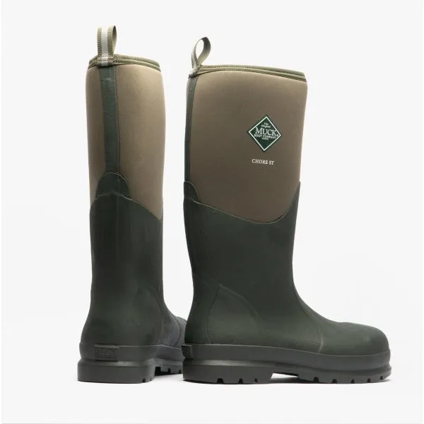 CHORE CLASSIC SAFETY Unisex Safety Rubber Wellington Boots Moss sold by Shuperb product image thumbnail 3