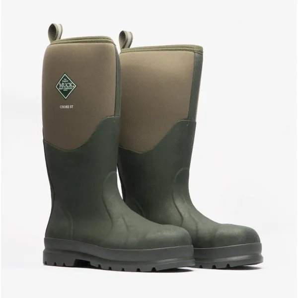 CHORE CLASSIC SAFETY Unisex Safety Rubber Wellington Boots Moss sold by Shuperb product image thumbnail 2