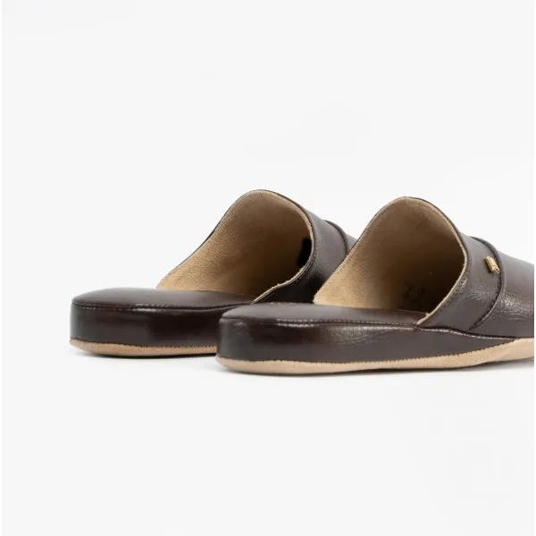 LUIGI Mens Mule Slippers Brown sold by Shuperb product image thumbnail 2