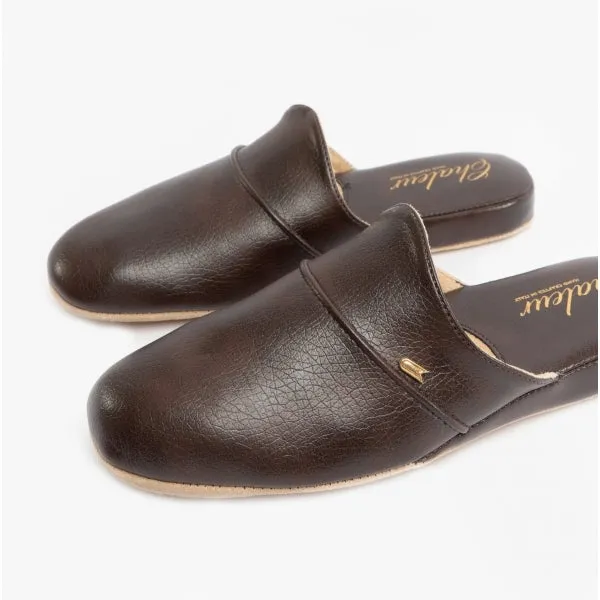 LUIGI Mens Mule Slippers Brown sold by Shuperb product image thumbnail 4