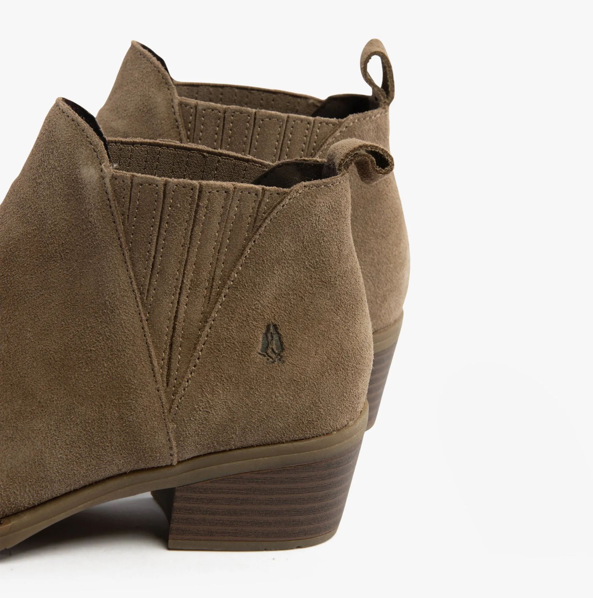 Hush Puppies ISOBEL Womens Leather Ankle Boots Taupe sold by Shuperb product image thumbnail 2