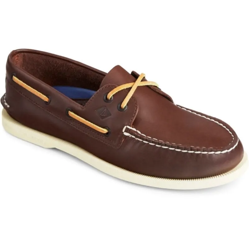 AUTHENTIC ORIGINAL Mens Leather Boat Shoes Brown sold by Shuperb