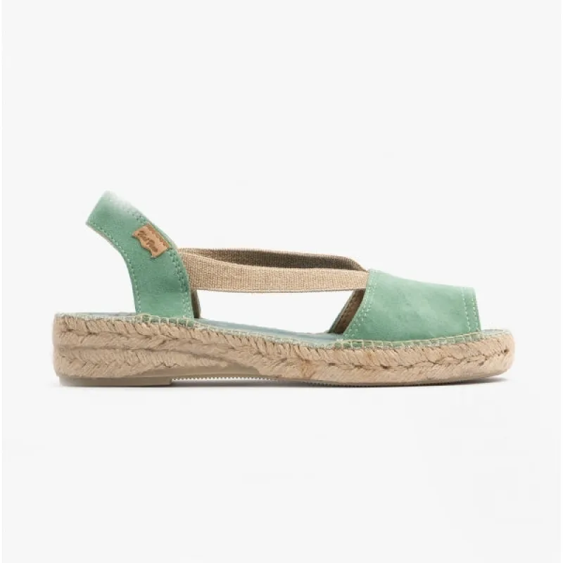 Toni Pons ELLA Womens Suede Espadrille Sandals Mint sold by Shuperb