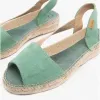 Toni Pons ELLA Womens Suede Espadrille Sandals Mint sold by Shuperb