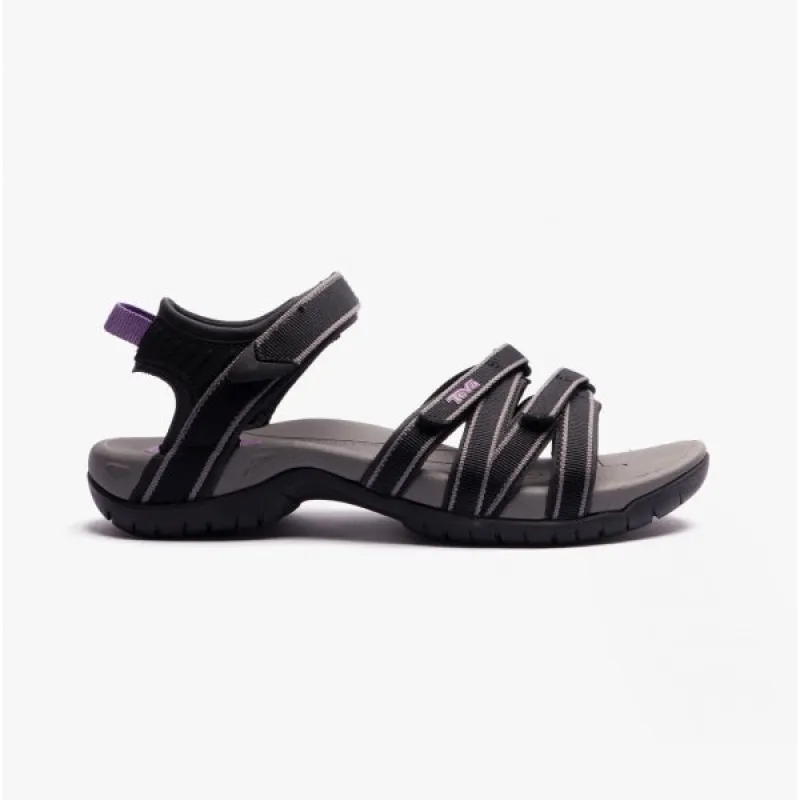 TIRRA Ladies Strappy Sandals Black/Grey sold by Shuperb