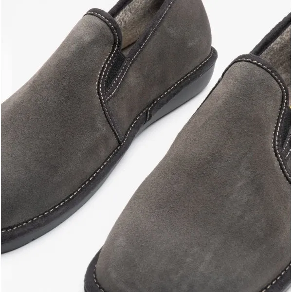 663 (AFELPADO) Mens Full Slippers Grey sold by Shuperb product image thumbnail 2