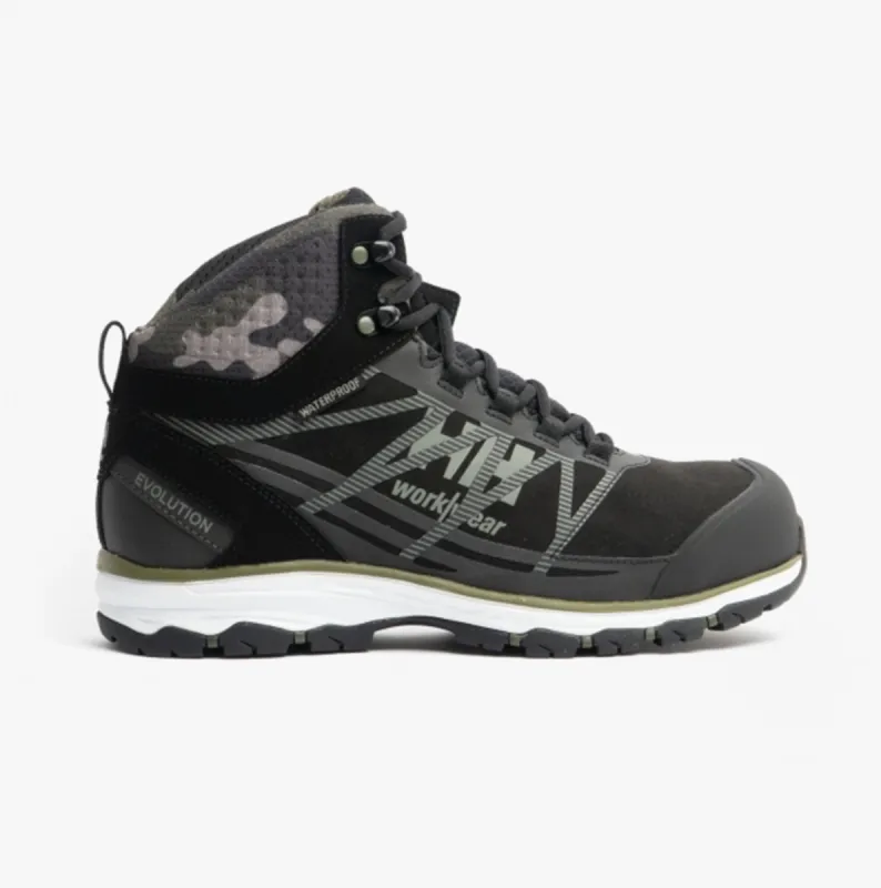 Helly Hansen CHELSEA EVOLUTION MID Mens Safety Boots Black/Camo made by Helly Hansen