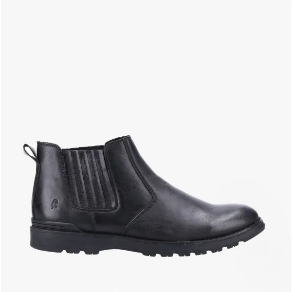 Hush Puppies GARY Mens Leather Chelsea Boots Black sold by Shuperb