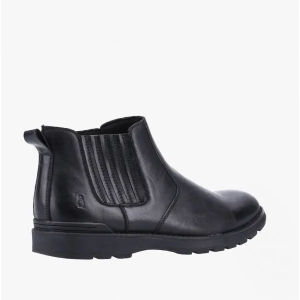 Hush Puppies GARY Mens Leather Chelsea Boots Black sold by Shuperb product image thumbnail 4