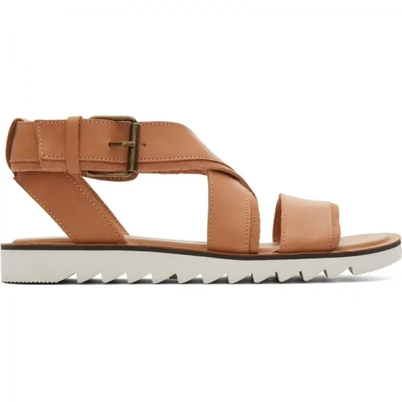 SIDNEY TREAD Ladies Leather Sandals Natural made by Shuperb