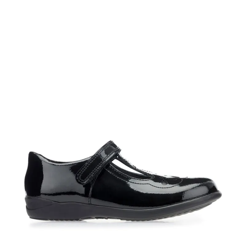 Start-Rite POPPY Girls Patent School Shoes Black sold by Shuperb