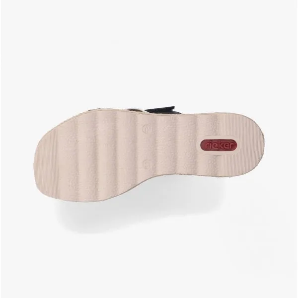 Rieker 61758-90 Womens Mules Beige Multi sold by Shuperb product image thumbnail 3