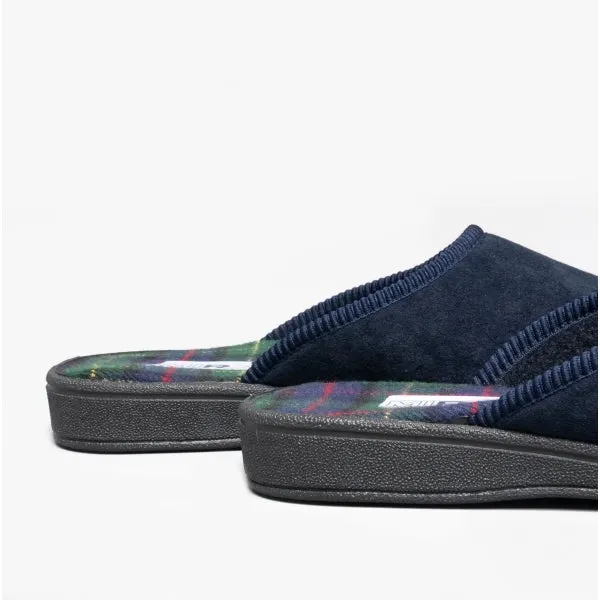 Mirak BUCK Mens Mule Slippers Navy sold by Shuperb product image thumbnail 5
