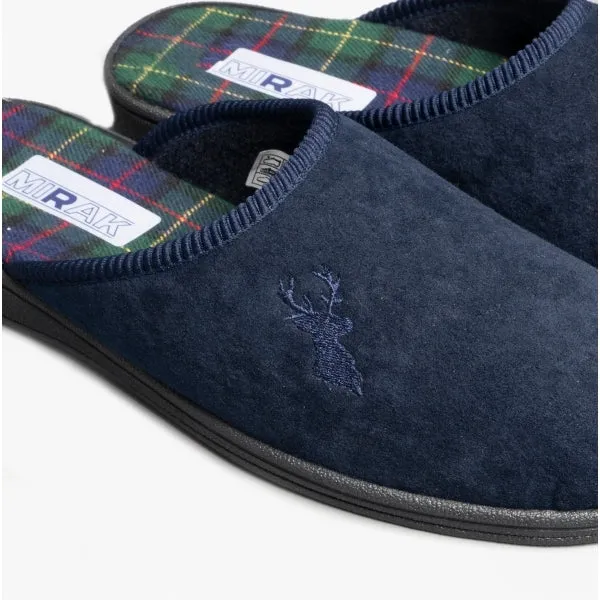 Mirak BUCK Mens Mule Slippers Navy sold by Shuperb product image thumbnail 4