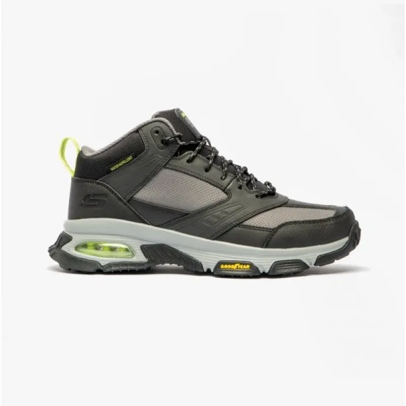 SKECH-AIR ENVOY Mens Outdoor Shoes Black/Coral sold by Shuperb
