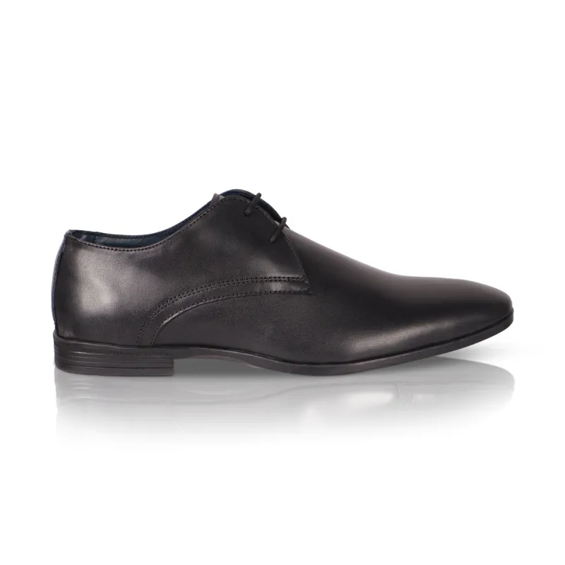 Silver Street London CRAVEN Mens Derby Shoes Black sold by Shuperb