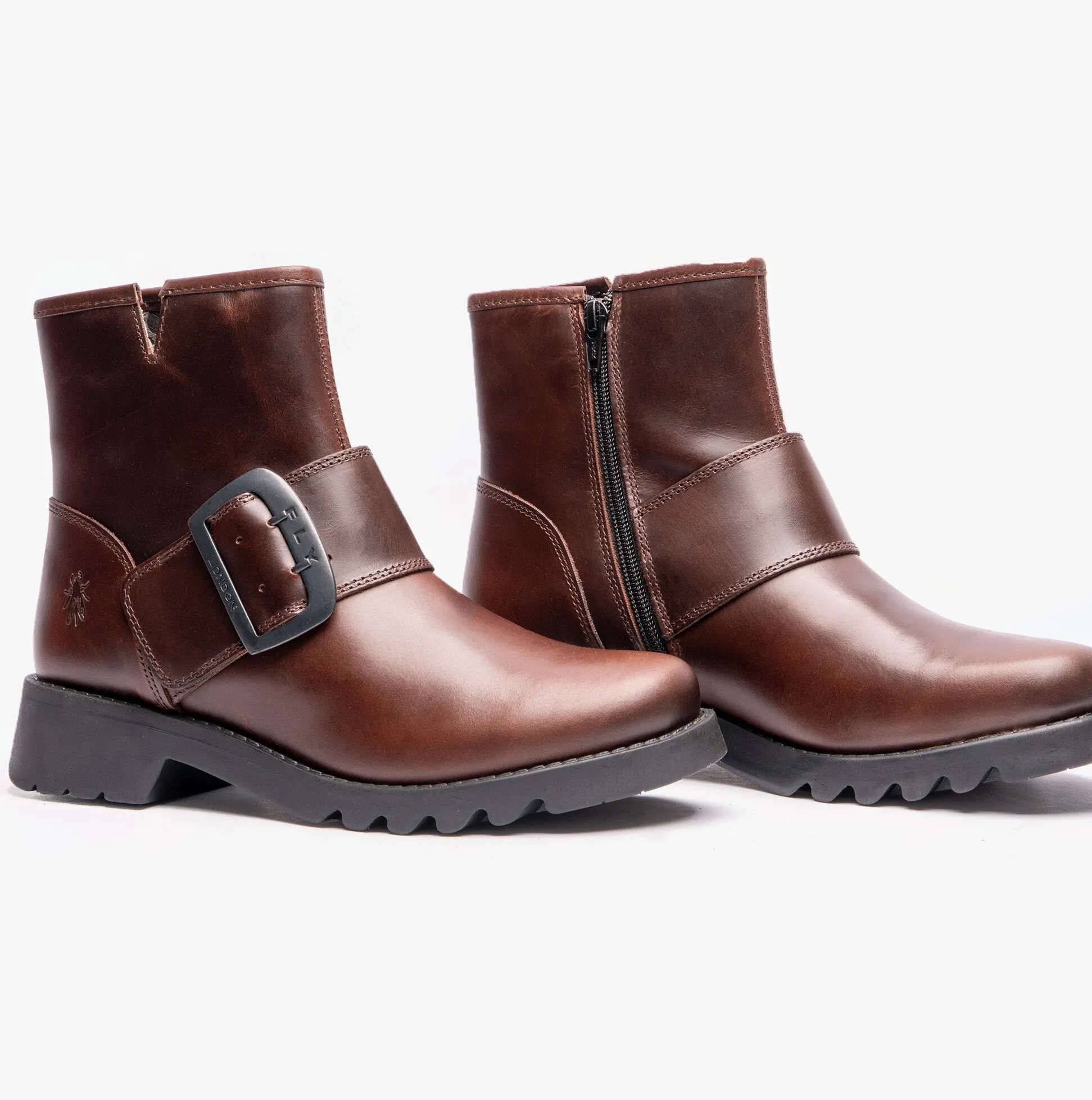 Fly London RILY991FLY Womens Ankle Boots Dark Brown sold by Shuperb product image thumbnail 3