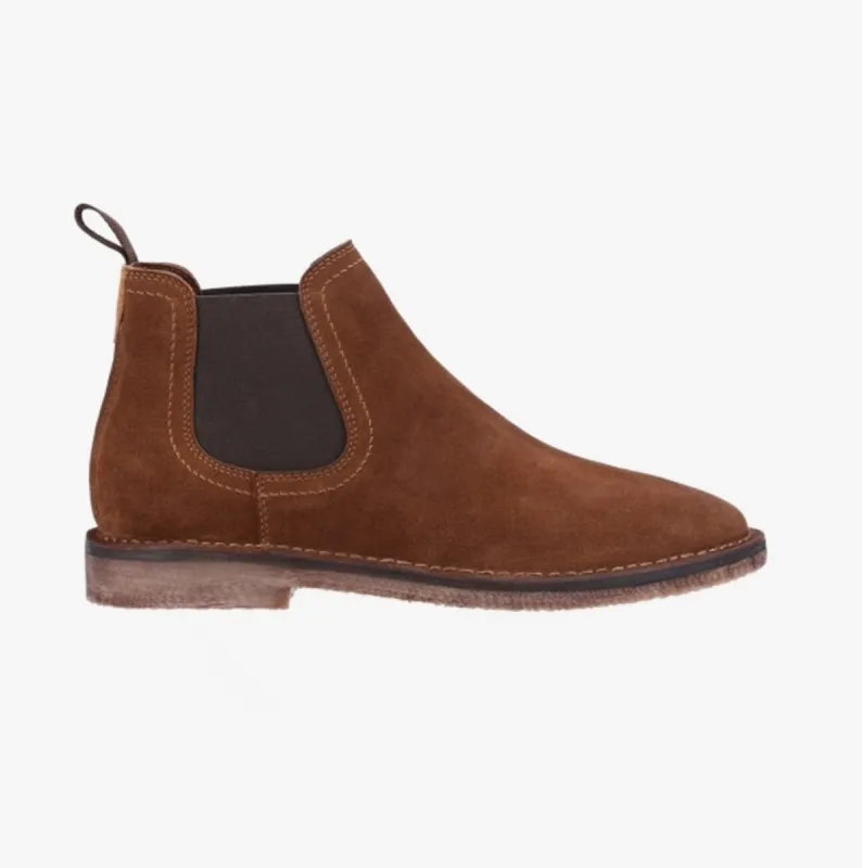 Hush Puppies SHAUN Mens Suede Chelsea Boots Tan sold by Shuperb