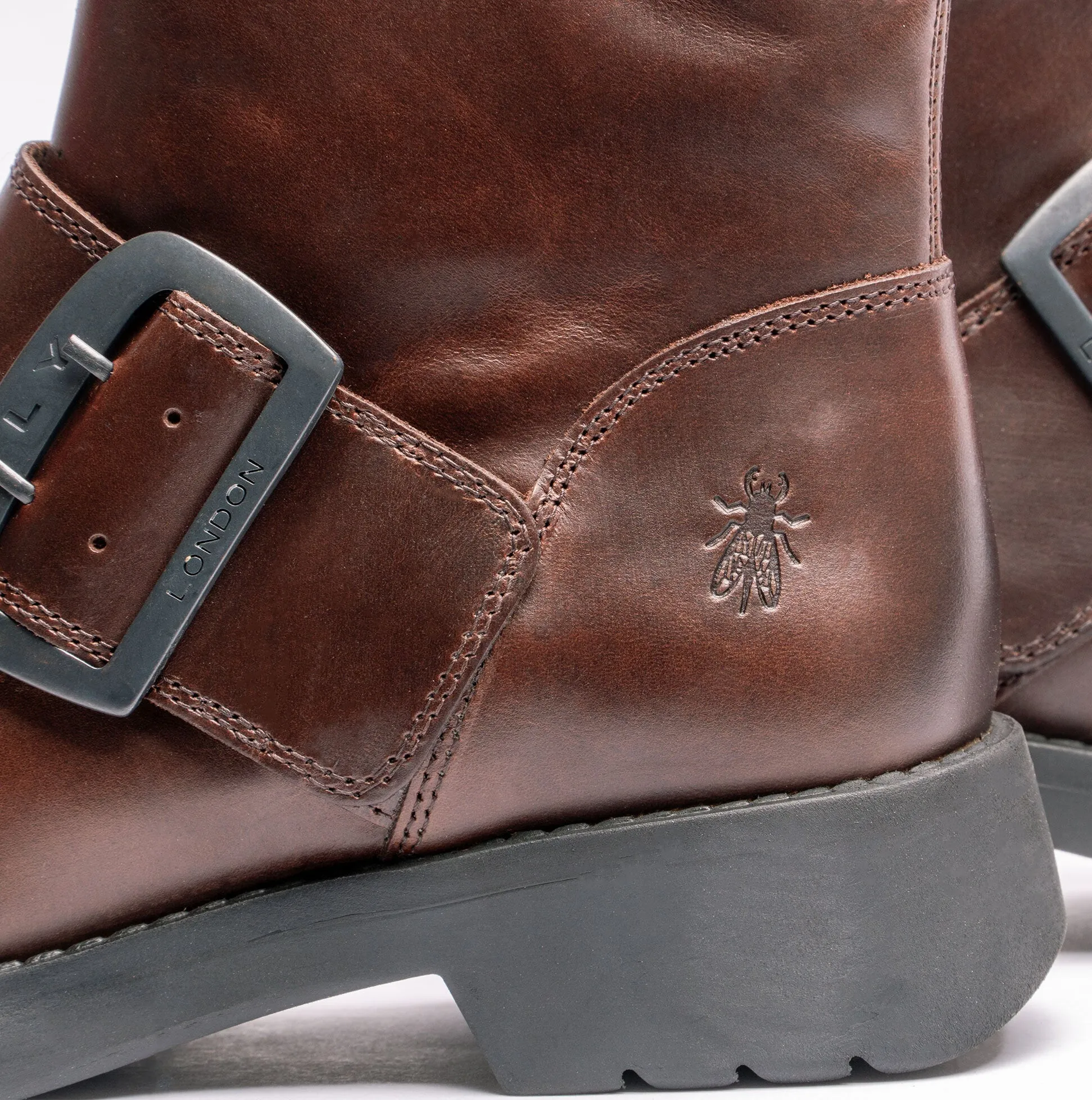 Fly London RILY991FLY Womens Ankle Boots Dark Brown sold by Shuperb product image thumbnail 4