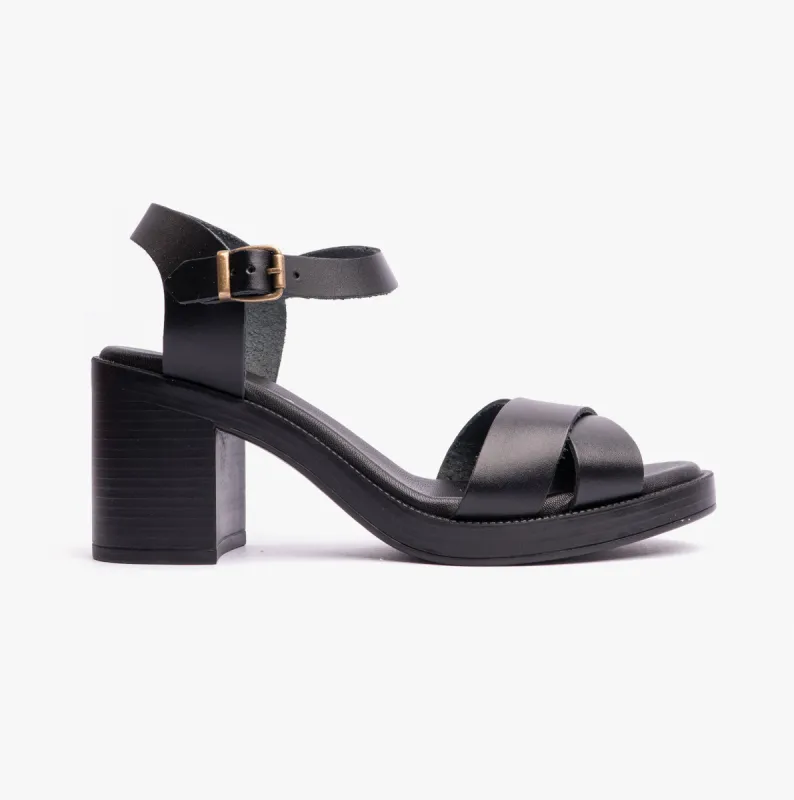 Hush Puppies GEORGIA Womens Sandals Black sold by Shuperb