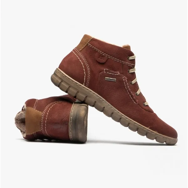 STEFFI 53 Ladies Leather Ankle Boots Bordeaux sold by Shuperb product image thumbnail 5