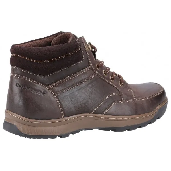 Hush Puppies GROVER Mens Waxy Nubuck Ankle Boots Brown sold by Shuperb product image thumbnail 3