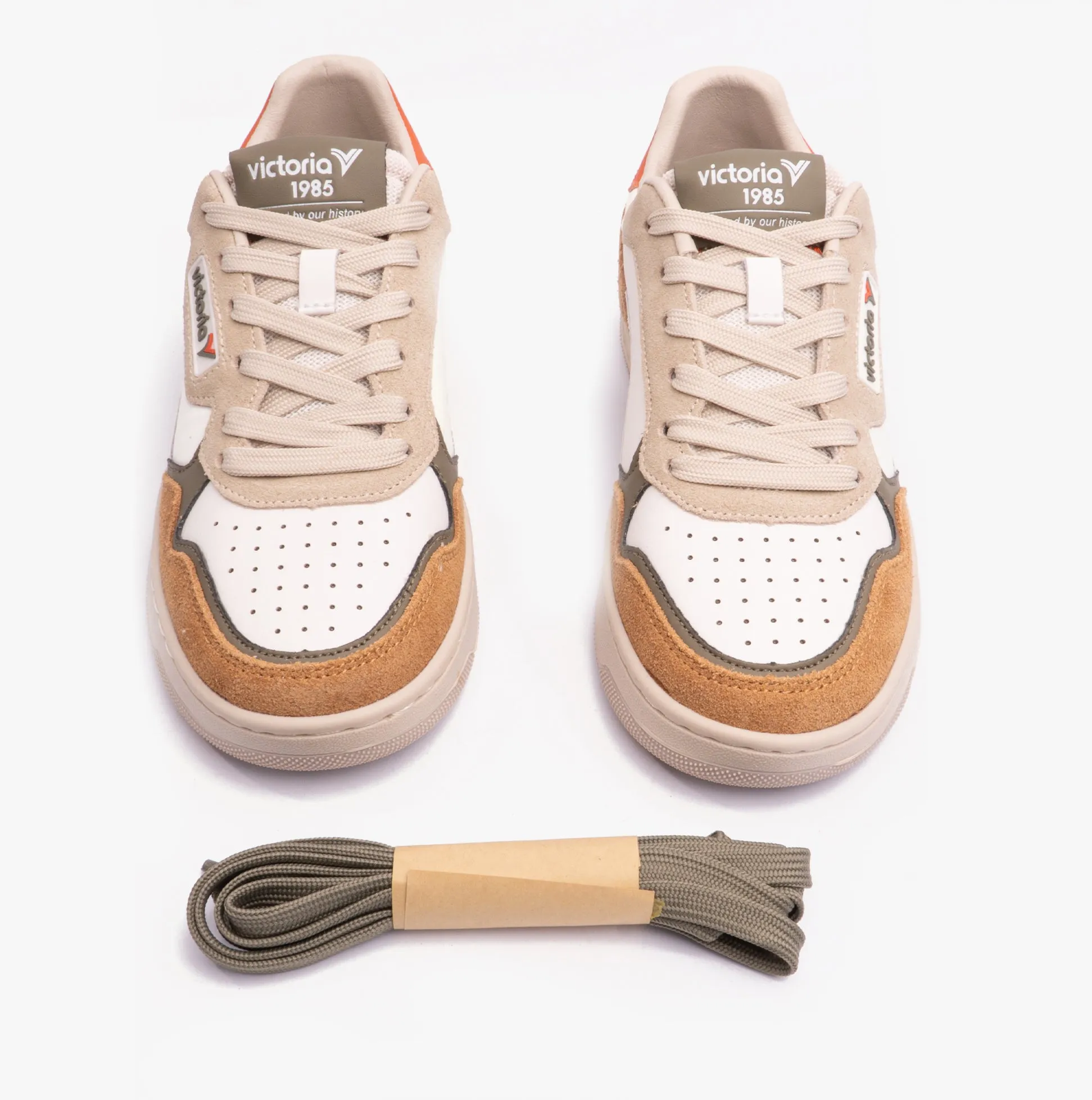 Victoria C80 - CASUAL PATCH COLORS Womens Trainers Taupe sold by Shuperb product image thumbnail 2