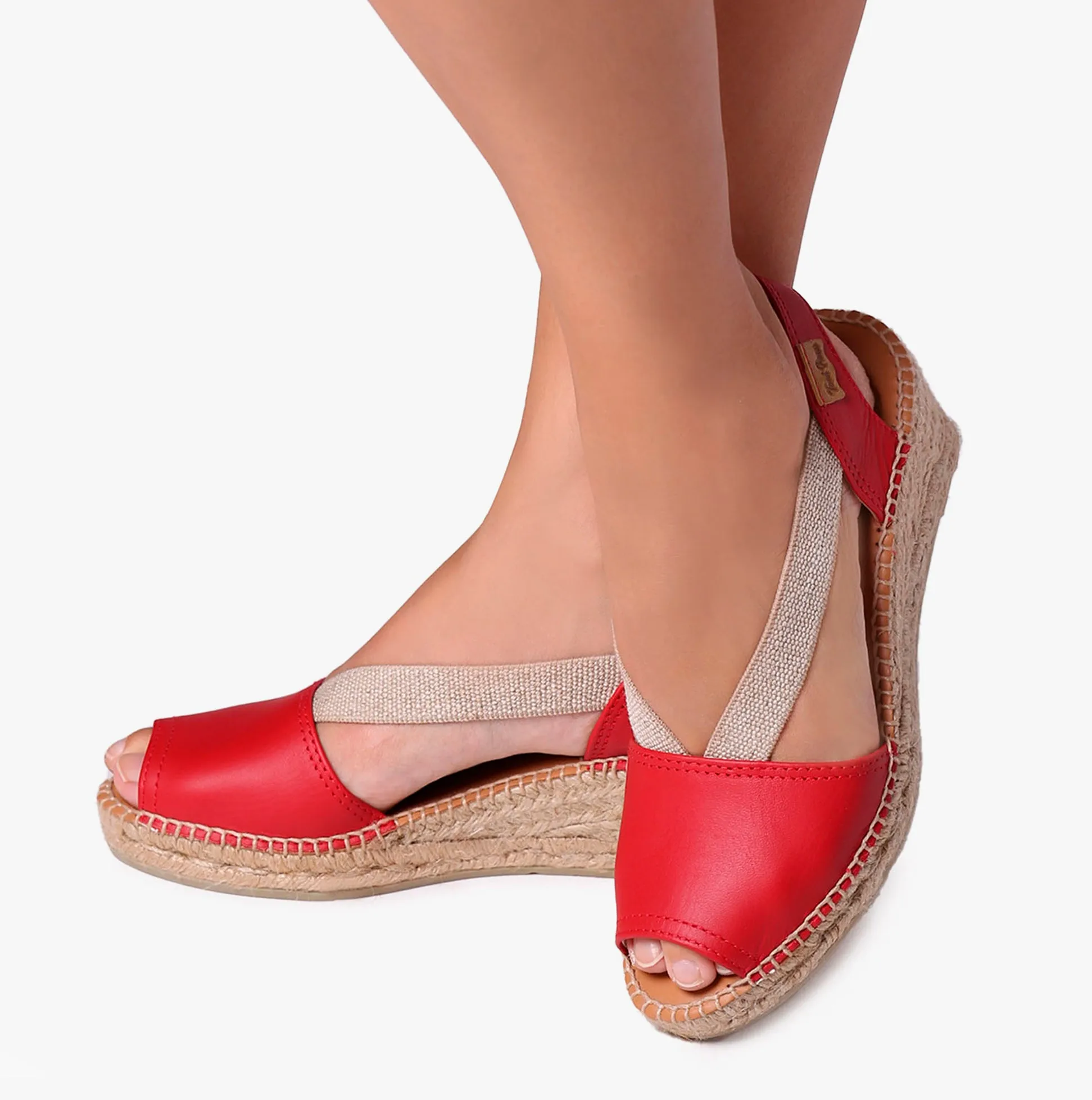 Toni Pons TEIDE-P Womens Espadrille Sandals Red sold by Shuperb product image thumbnail 3