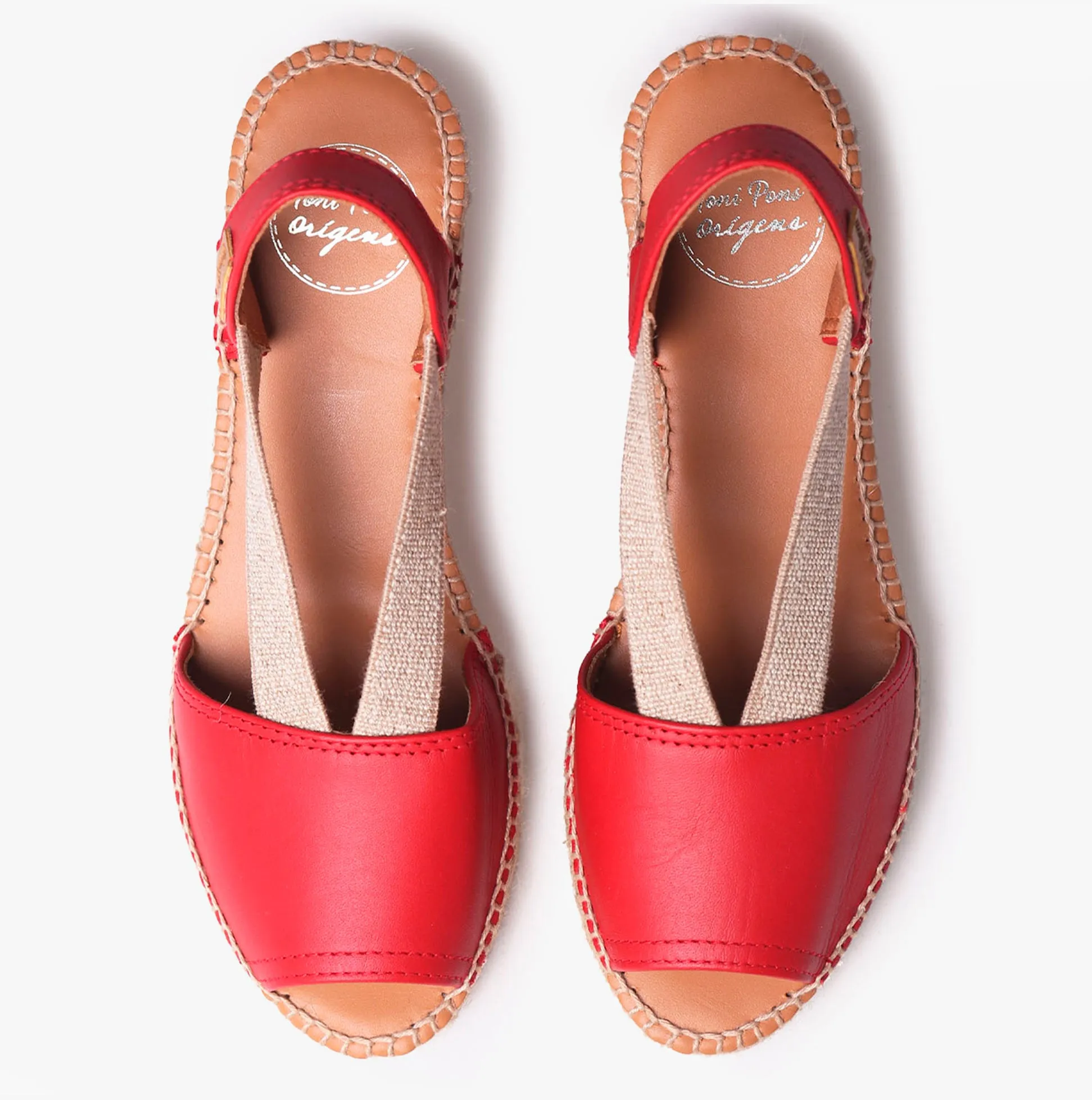Toni Pons TEIDE-P Womens Espadrille Sandals Red sold by Shuperb product image thumbnail 4